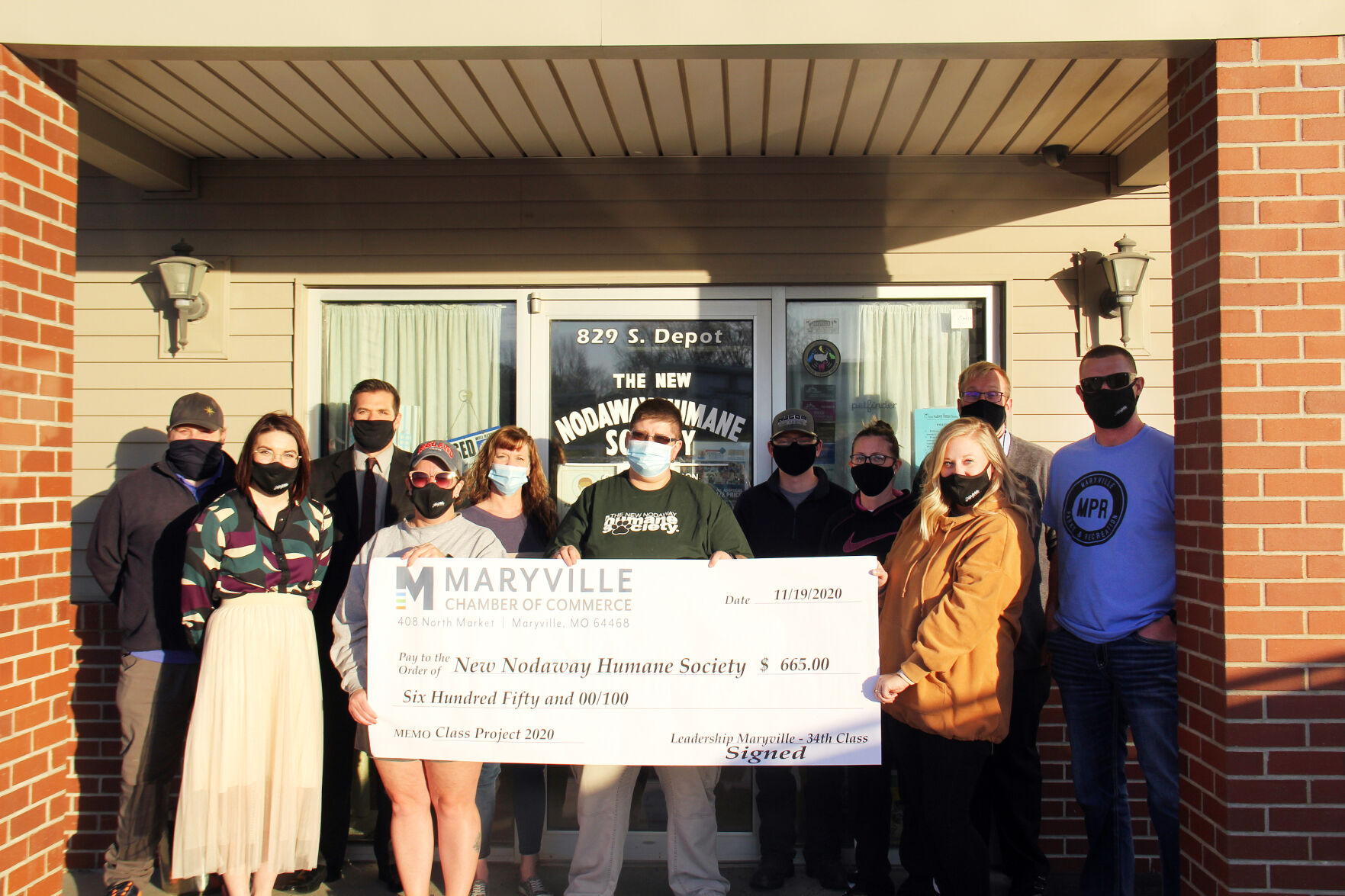Leadership Maryville class supports New Nodaway Humane Society